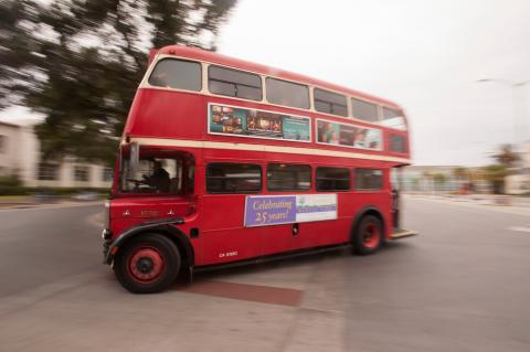 London Style Double Decker Bus Unitrans London Double Decker Bus